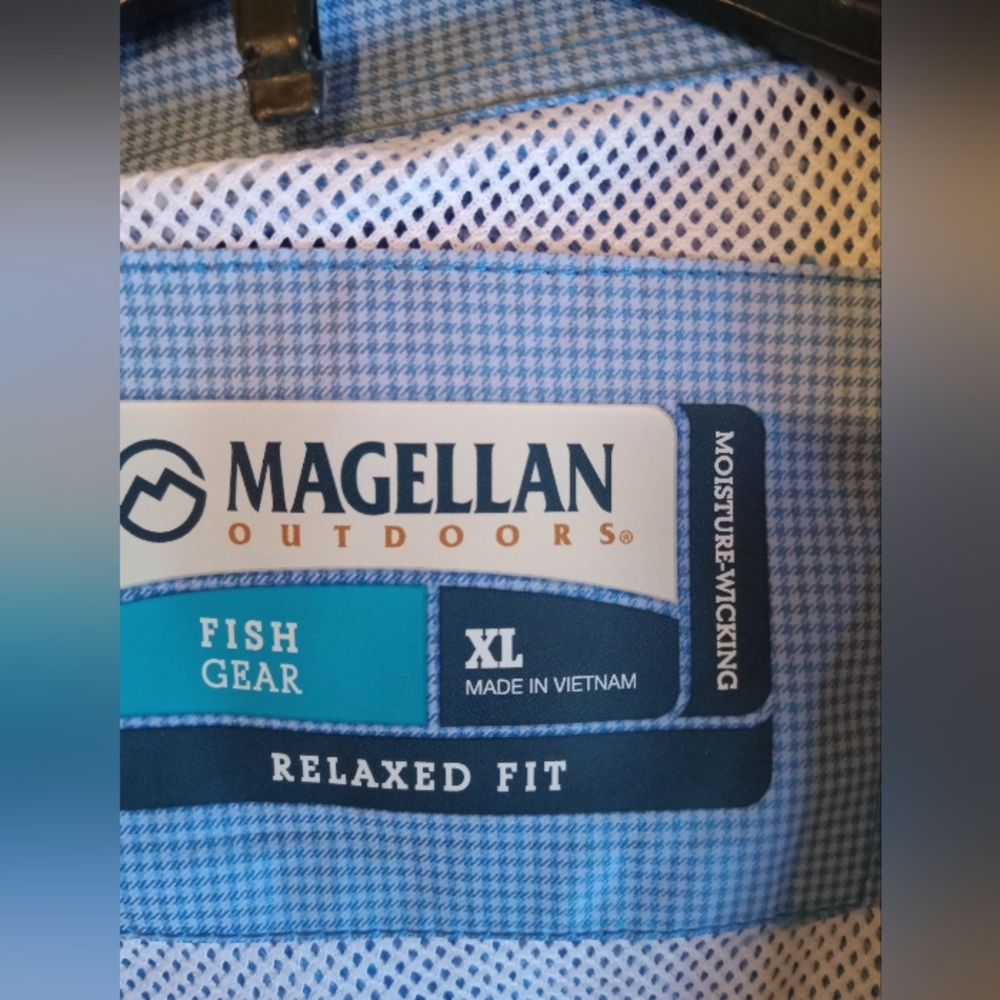 Magellan Long Sleeve XL Fish Gear Shirt.  FF247 - Picture 3 of 5